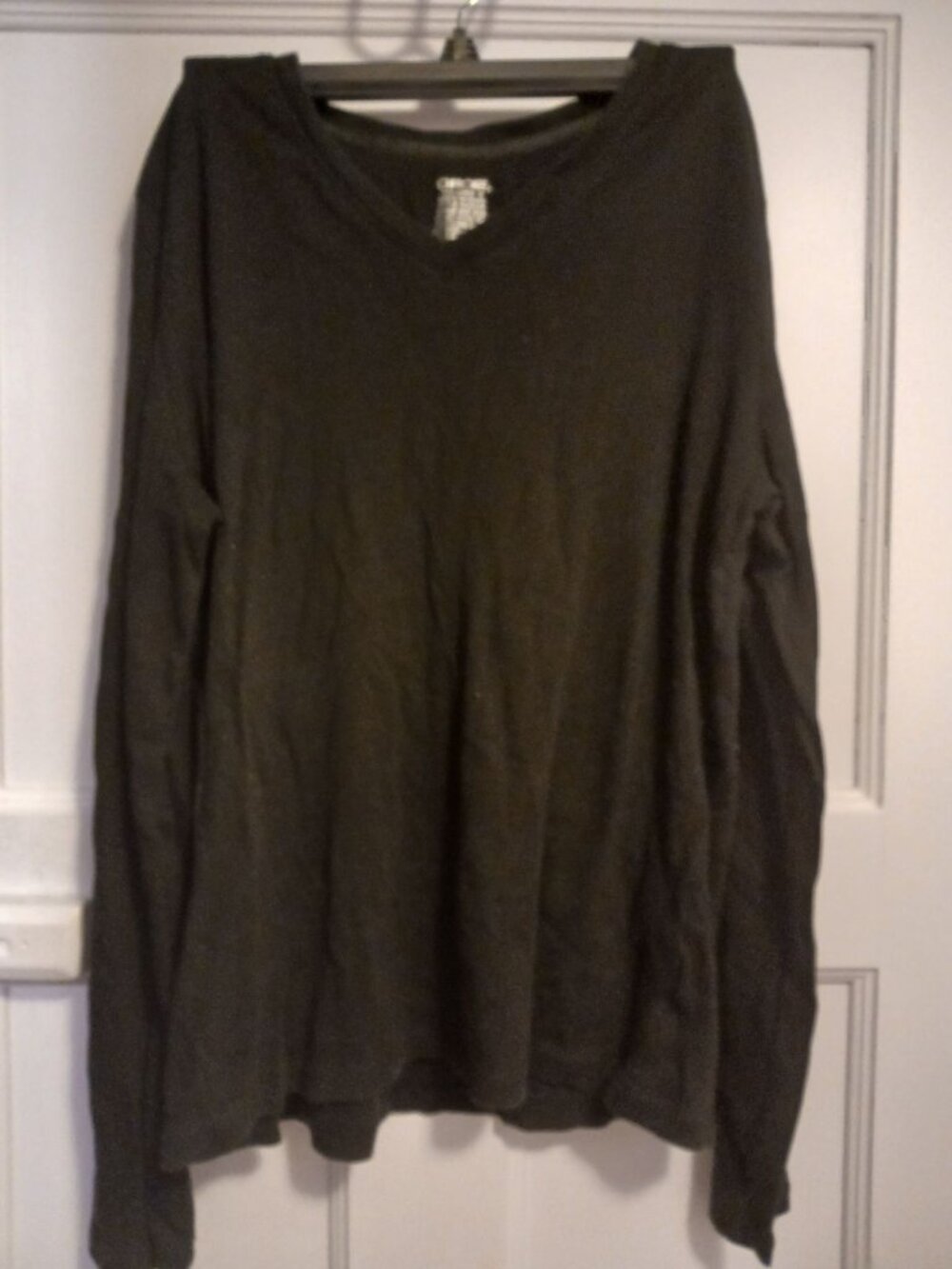 Cherokee 100% Cotton Womens M Black long Sleeve Shirt